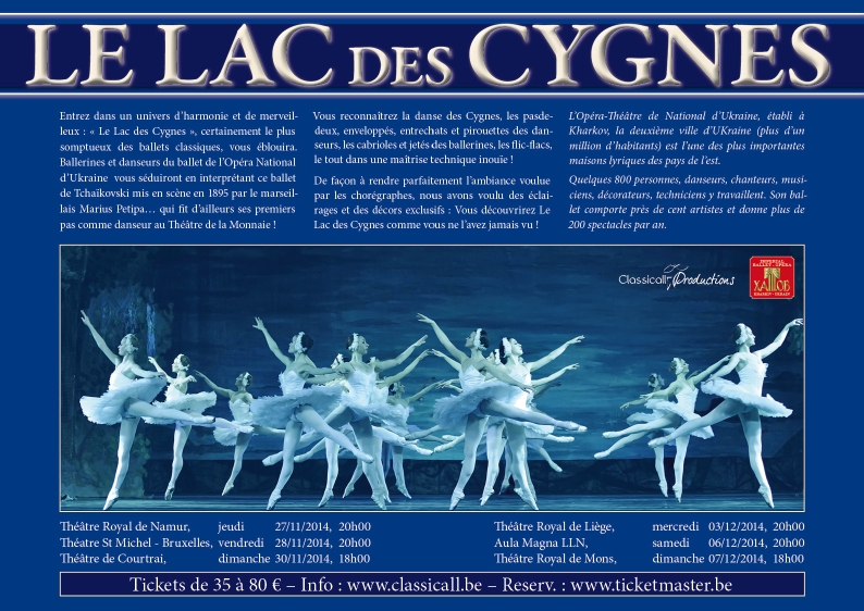 Illustration. Opéra-Théâtre National d|Ukraine. Le Lac des Cygnes - Ballet festival 2014. 2014-11-28